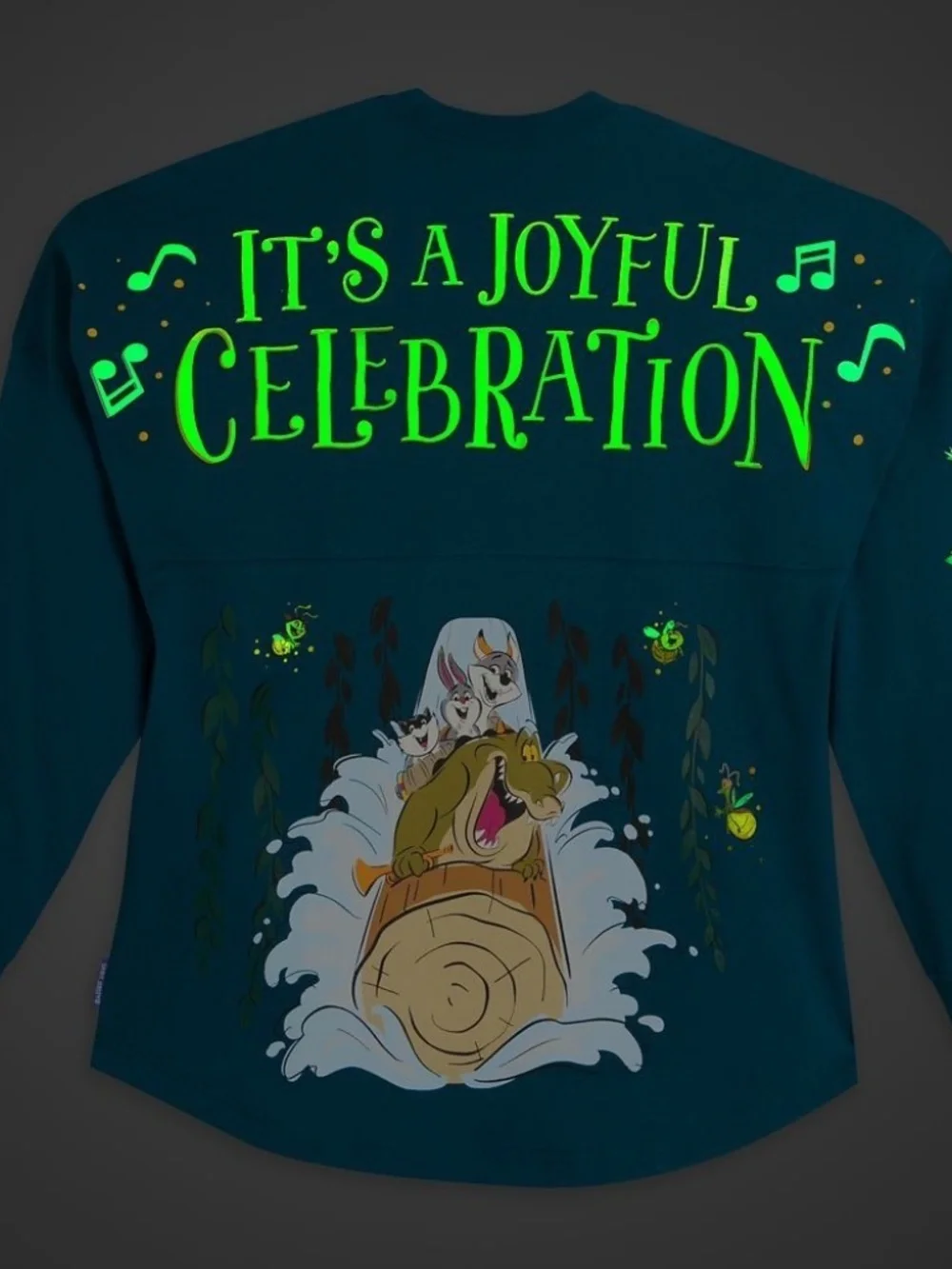 Disney Parks Tiana's Bayou Adventure Glow In The Dark Spirit Jersey Adult Size - Picture 4 of 4